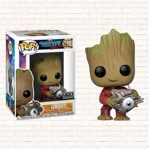 Funko POP 280 : Guardians of the Galaxy Groot Collectible Figure Brand New OBO